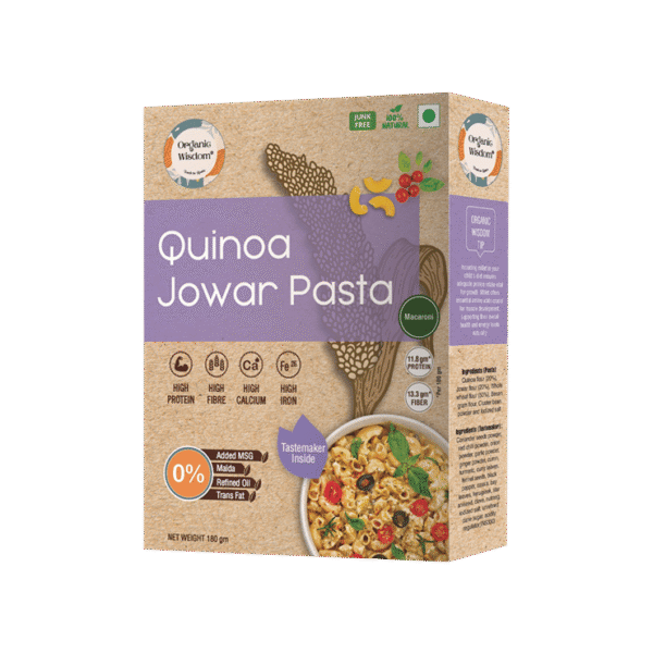 Organic Wisdom Quinoa Jowar Millet Pasta
