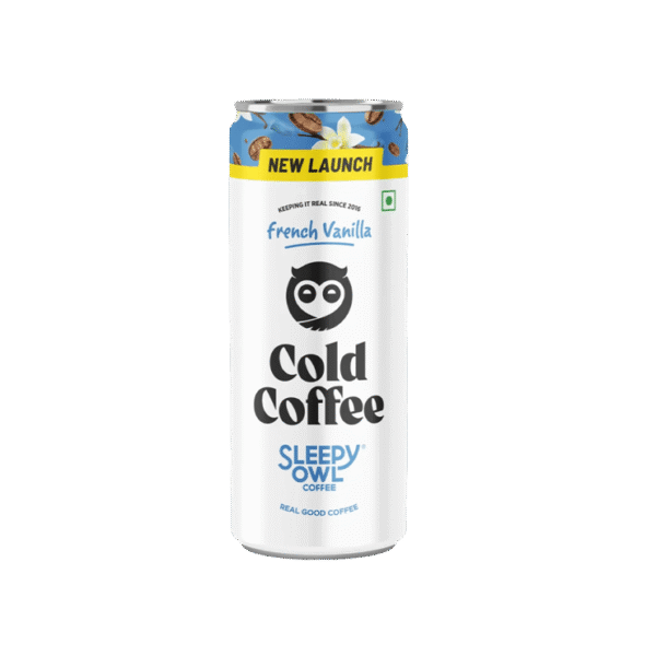Sleepy Owl French Vanilla Cold Coffee Can