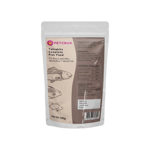 Petcrux Tetrabits Complete Fish Food