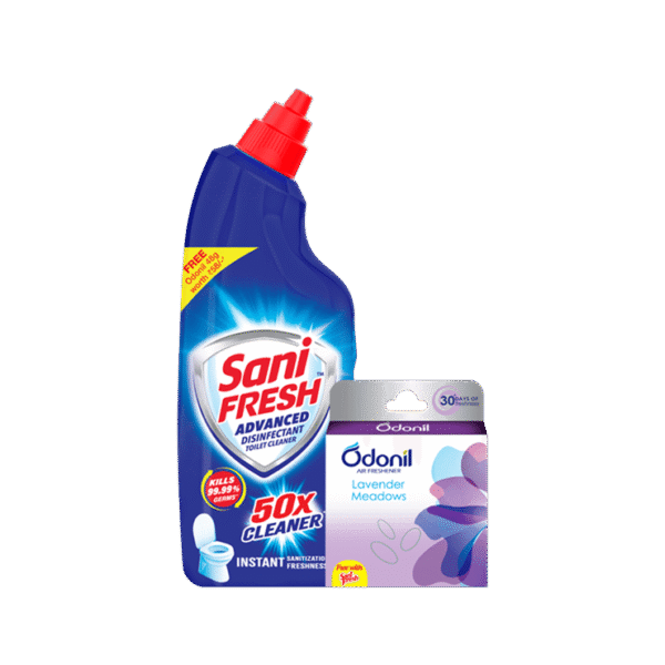 Sani Fresh Ultrashine Toilet Cleaner Free Odonil