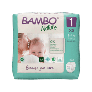 Bambo Nature Ultra Absorbent Tape Bamboo Diaper (XS)