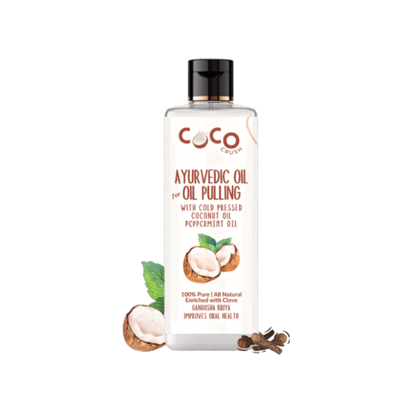 Coco Crush Ayurvedic Cold Pressed Coconut Oil for Oil Pulling