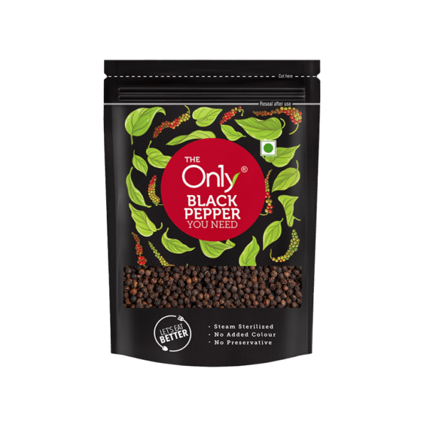 On1y Black Peppercorns