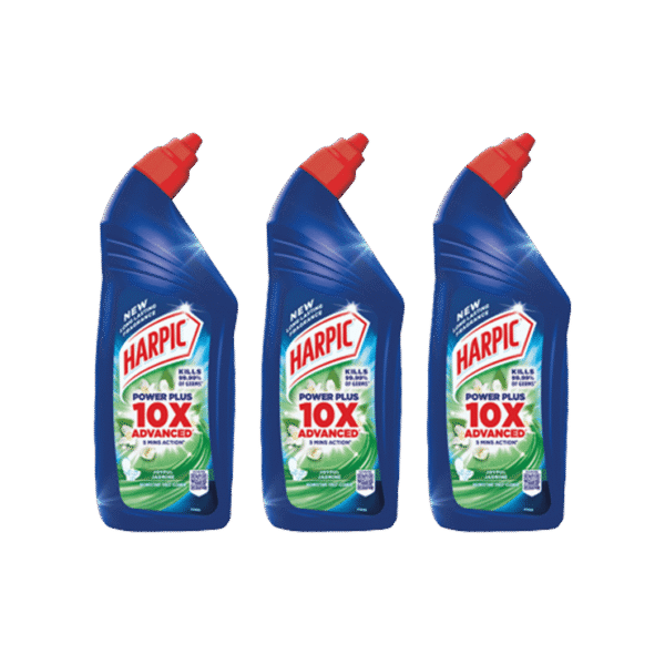 Harpic Disinfectant Liquid Toilet Cleaner (Jasmine) - Pack of 3