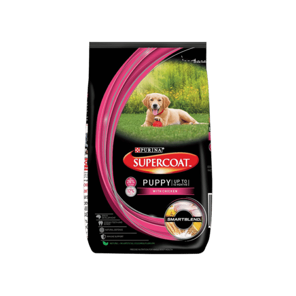 Purina Supercoat (up to 12 months) Dry Puppy Food with Chicken ? 2.5 kg