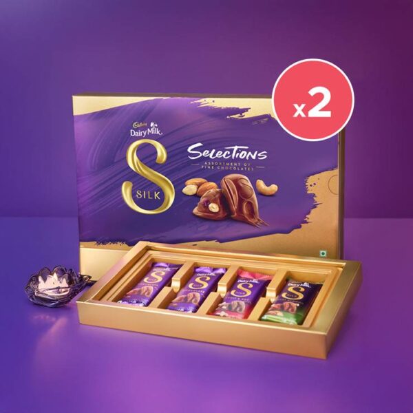 Cadbury Dairy Milk Silk Selection Assorted Chocolate Gift Pack - Pack of 2