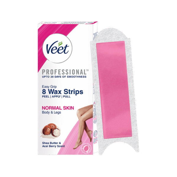 Veet Professional Ready-to-use Normal Skin Wax Strips