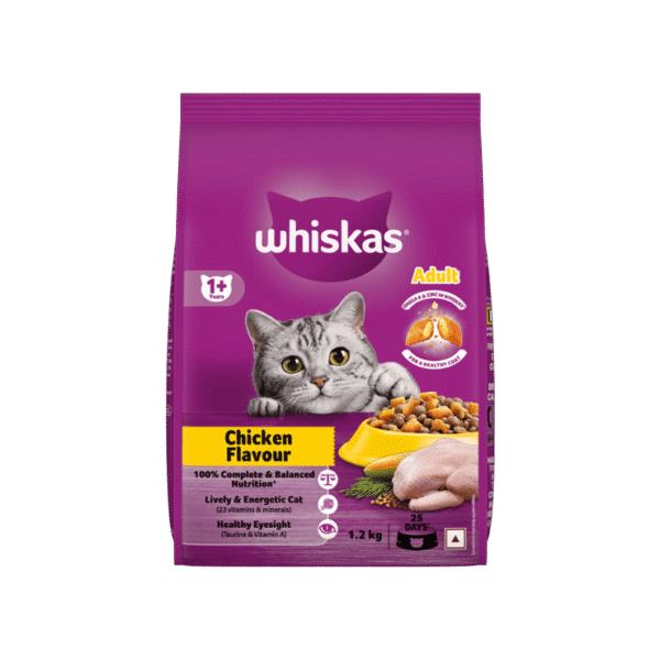 Whiskas Adult Dry Cat Food -Chicken Flavour (1+ Years)