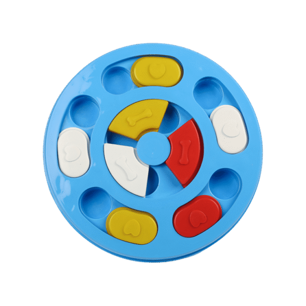 Super Pet Puzzle Feeder Dog Toy (Sky Blue)