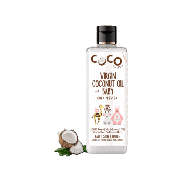 Coco Crush Cold Pressed Coconut Oil for Babies