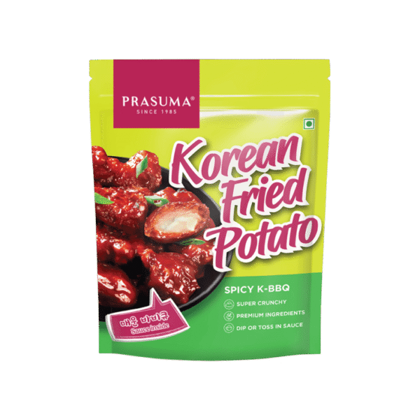 Prasuma Spicy K-BBQ Korean Fried Potato Frozen Snack