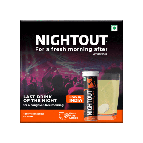 Fast&Up Nightout Instant Hangover Solution (Lemon Effervescent Tablets)