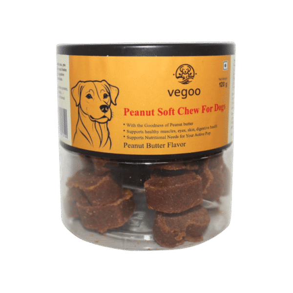 vegoo Peanut Soft Chews Dog Treat
