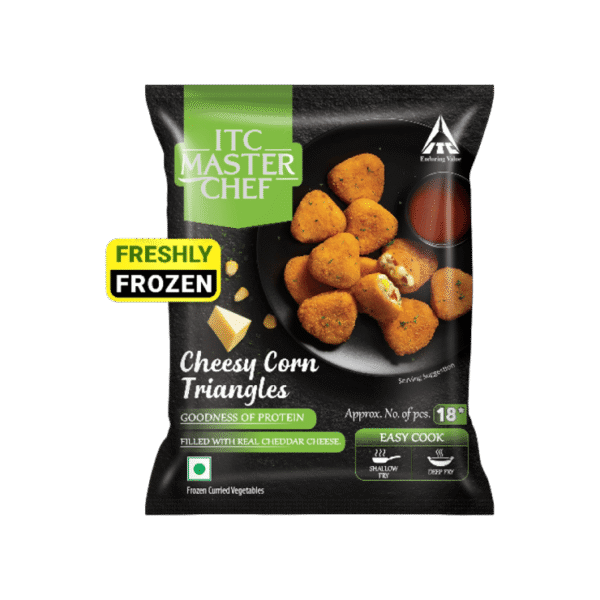 ITC Master Chef Triangle Corn & Cheese Nuggets with Cheddar Cheese