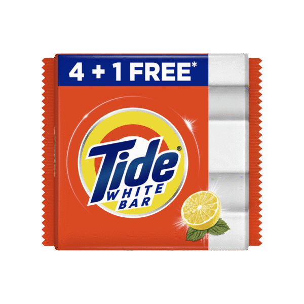 Tide White Detergent Bar - Pack of 5
