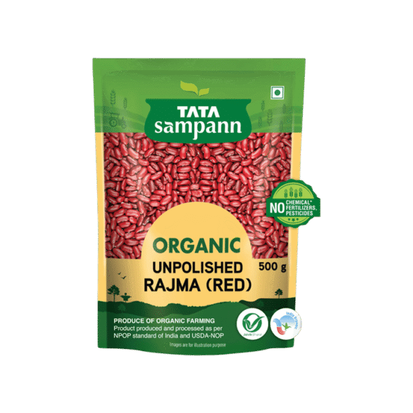 Tata Sampann Unpolished Organic Rajma (Red)