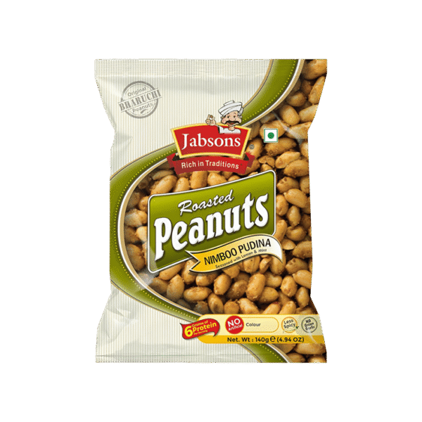 Jabsons Roasted Peanuts, Nimboo Pudina