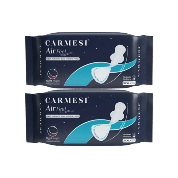 Carmesi Air Feel Night Sanitary Pads (XXXL) - Pack of 2