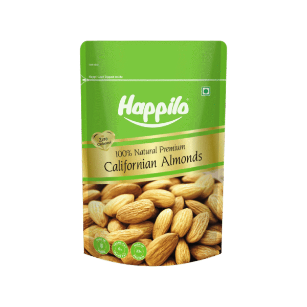 Happilo Premium Natural Californian Almonds (Hirave Badam)