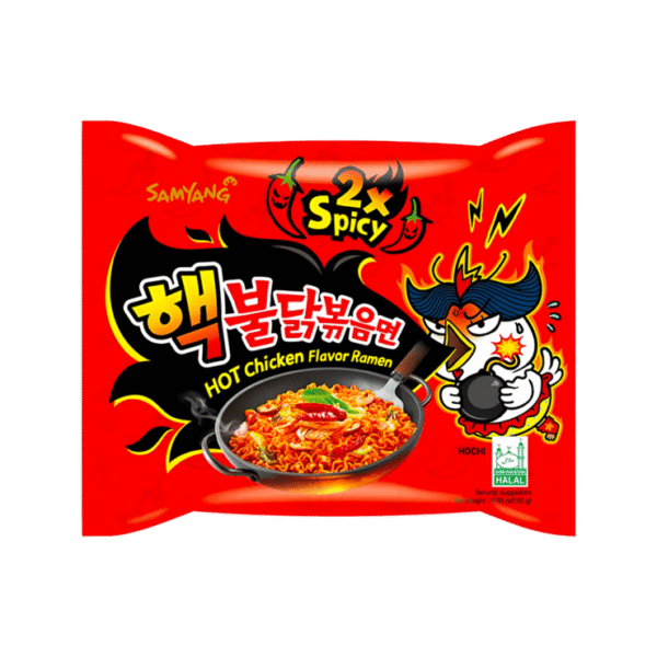 Samyang 2x Spicy Ramen Instant Noodles - Hot Chicken Flavour