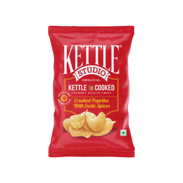 Kettle Studio Crushed Peprika with Exotic Spices Potato Chips