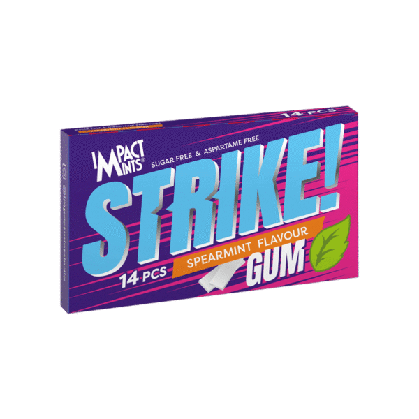 Impact Strike Spearmint Chewing Gum
