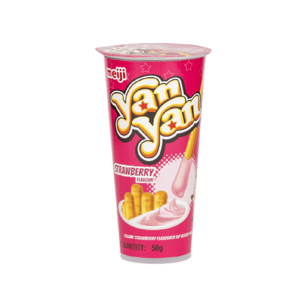 Meiji Yan Yan Strawberry Dip Biscuit Sticks