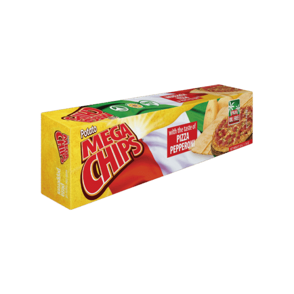 Mega Chips Pizza Pepperoni Flavoured Potato Chips