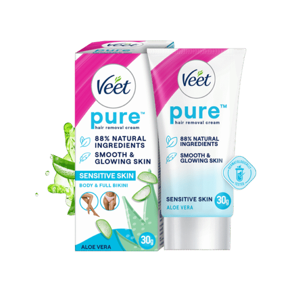 Veet Aloe Vera Sensitive Skin Hair Removal Cream (30 g)