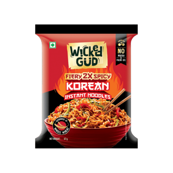 WickedGud Fiery 2X Spicy Korean Instant Noodles
