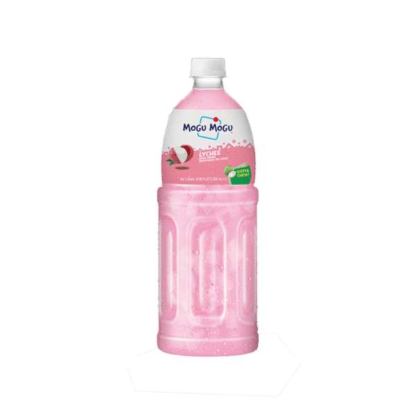 Mogu Mogu Lychee Fruit Drink With Nata De Coco