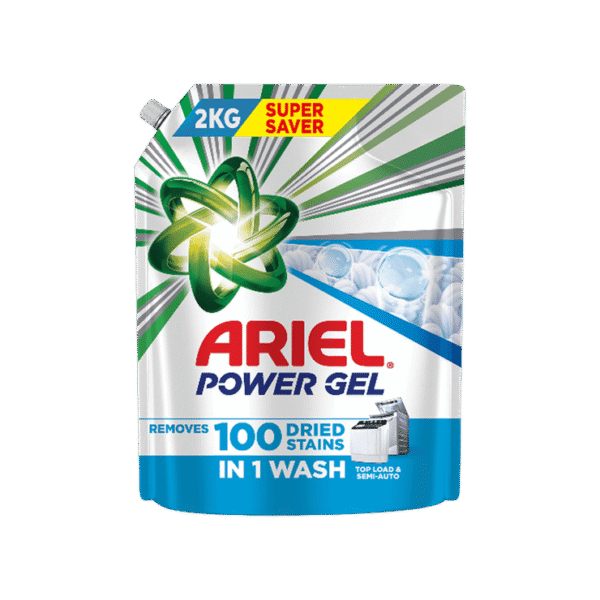 Ariel Power Gel Top Load Liquid Detergent - 2 kg