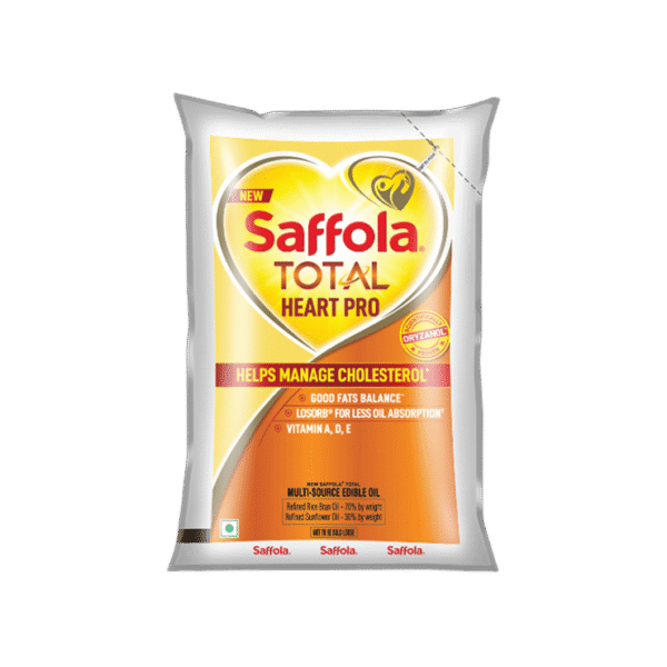 Saffola Total Heart Pro Rice Bran & Sunflower Blended Cooking Oil