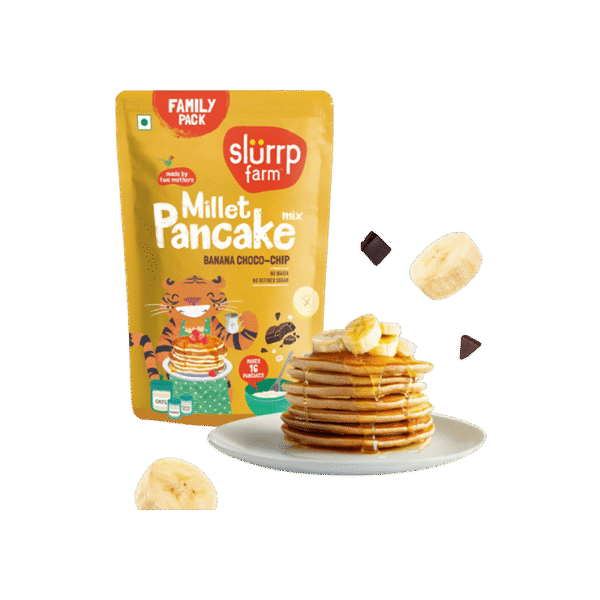 Slurrp Farm Millet Pancake Mix Banana Choco Chip