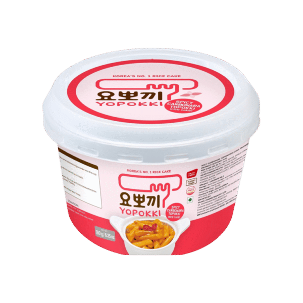 YOPOKKI Spicy Carbonara Topokki Rice Cake