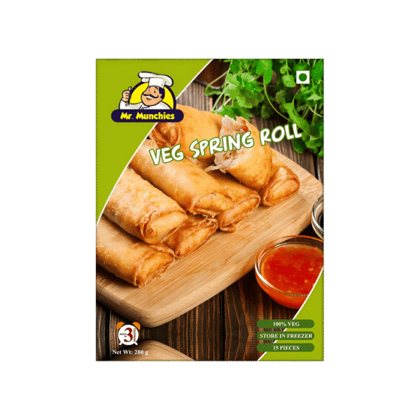 Mr. Munchies Veg Spring Roll (Frozen)