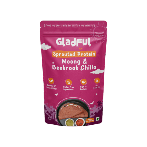 Gladful Moong Beetroot Chilla Mix