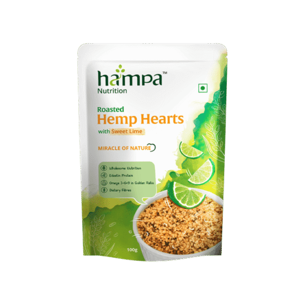 Hampa Nutrition Roasted Hemp Hearts with Sweet Lime