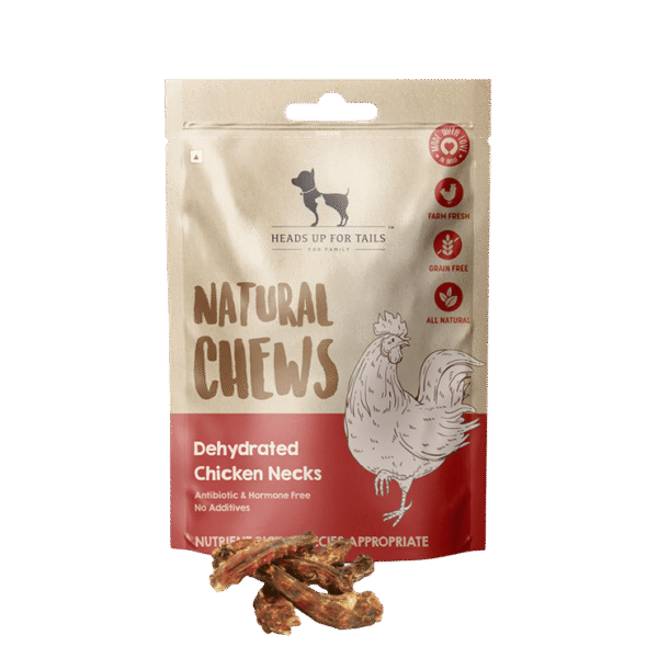 HUFT Dehydrated Chicken Neck Dog Treat