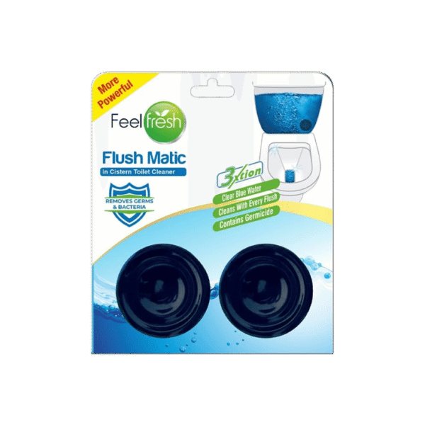 Feel Fresh Flush Matic Toilet Cleaner - Twin Pack
