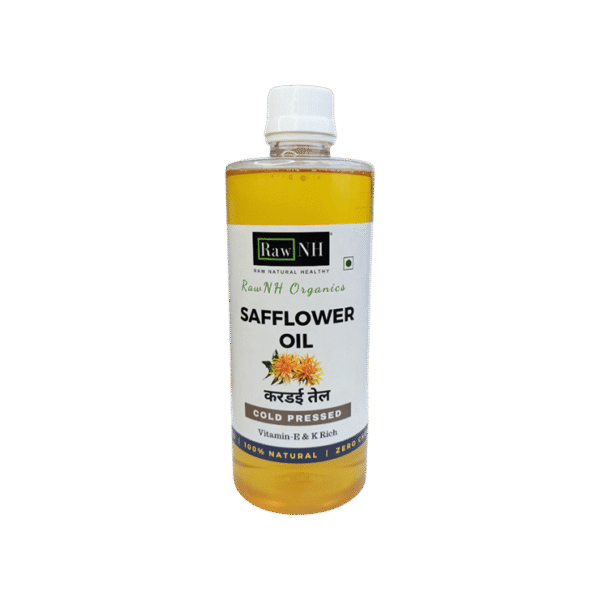 RawNH Organics Cold Pressed Organic Safflower Oil