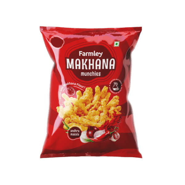 Farmley Makhana Munchies Crisps - Andhra Masala