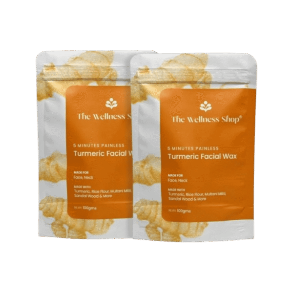 The Wellness Shop Turmeric Facial Wax Powder Combo