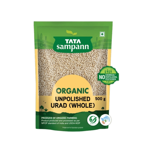 Tata Sampann Unpolished Whole Organic Urad (Sabut)