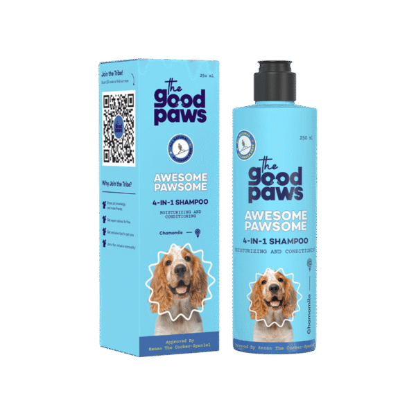 The Good Paws Awesome Pawsome 4 in 1 Dog Shampoo