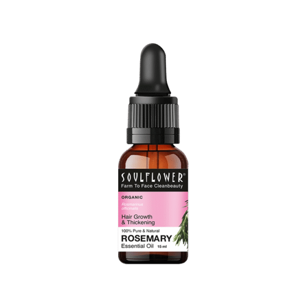 Soulflower Rosemary Essential Oil for Hair Growth