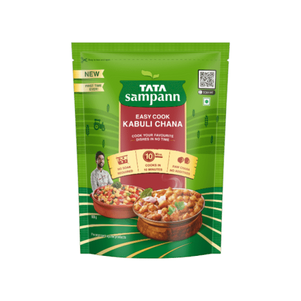 Tata Sampann Easy Cook Kabuli Chana, No Soak Required