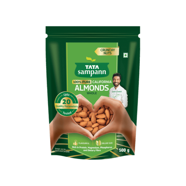 Tata Sampann Pure California Almonds (Hirave Badam)