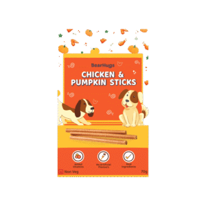 BearHugs Chicken & Pumpkin Sticks Dog Treat