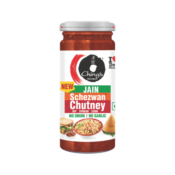 Ching's Secret Jain Schezwan Chutney (No Onion, No Garlic)